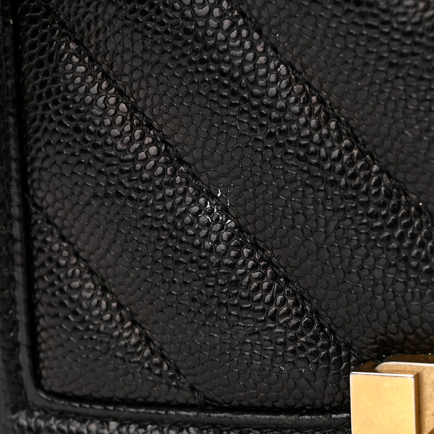 Chanel Caviar Chevron Quilted Small Boy Flap Black 18 of 22