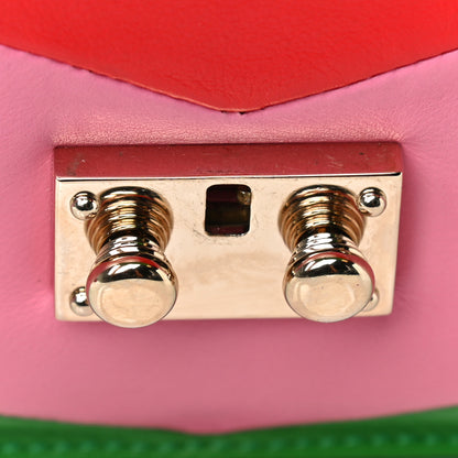 Valentino Garavani Vitello 1973 Medium Glam Lock Rockstud Flap Multicolor 22 of 40