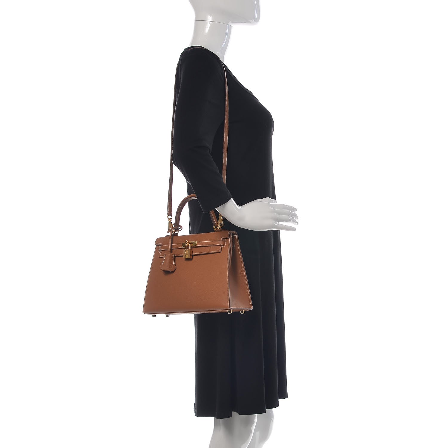 Hermes Epsom Kelly Sellier 25 Gold 2 of 34