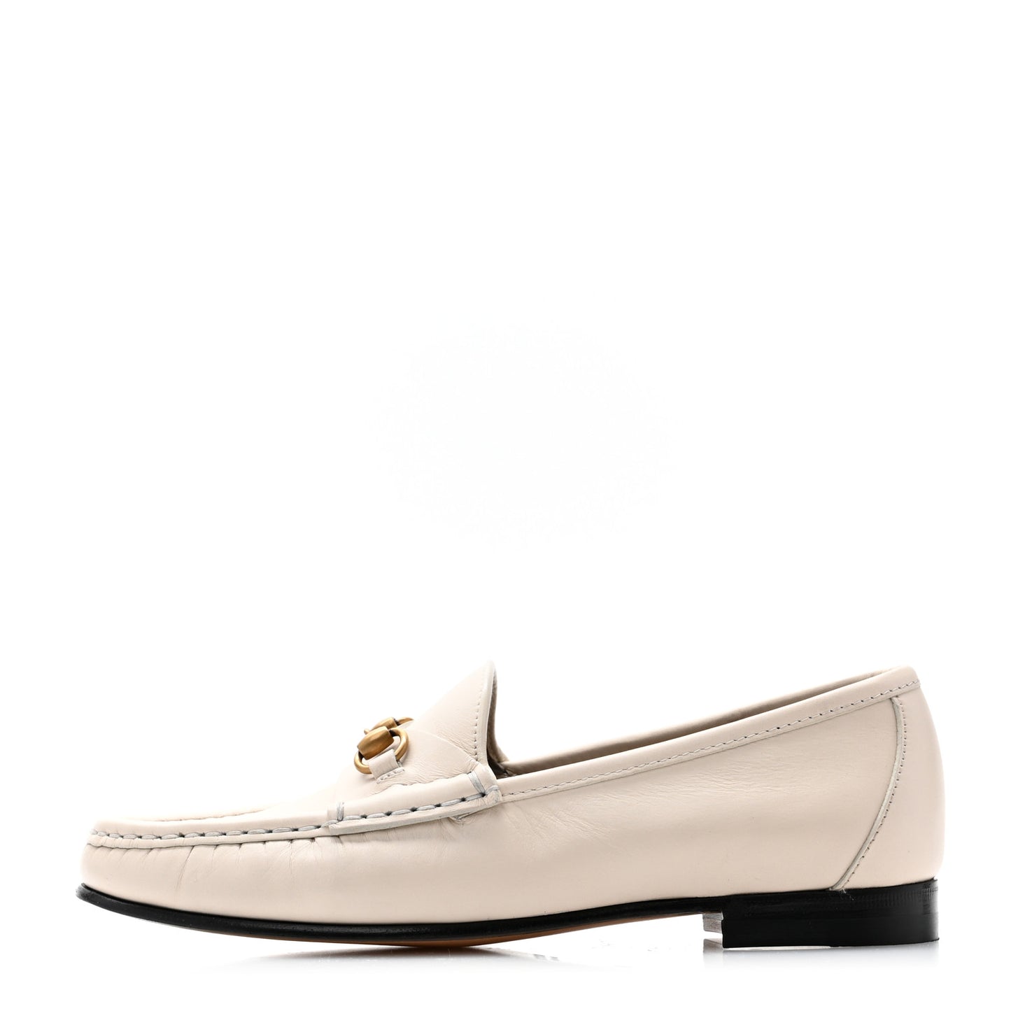 Lambskin Womens Brixton Horsebit Loafers 36 Mystic White