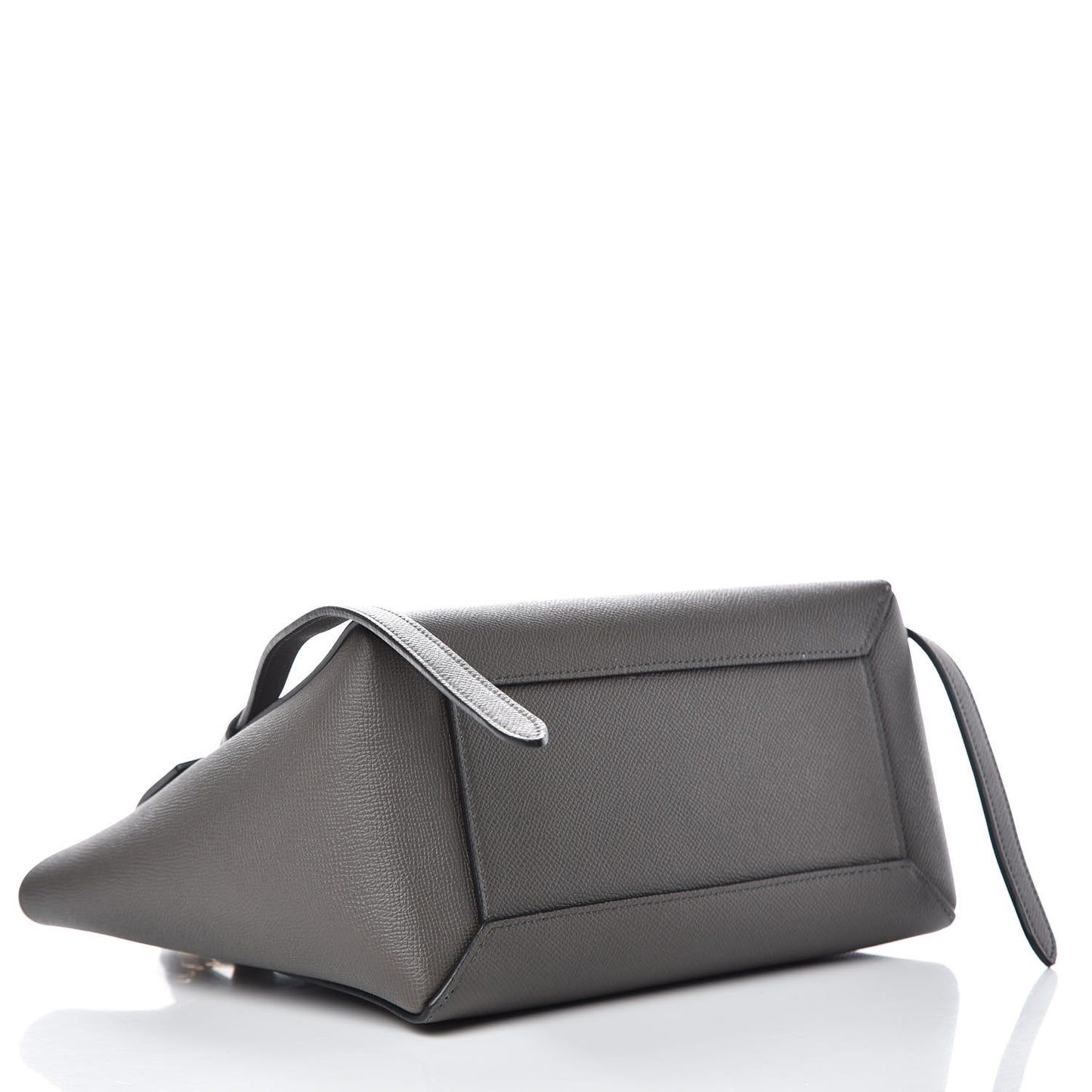 Grained Calfskin Micro Belt Bag Grey