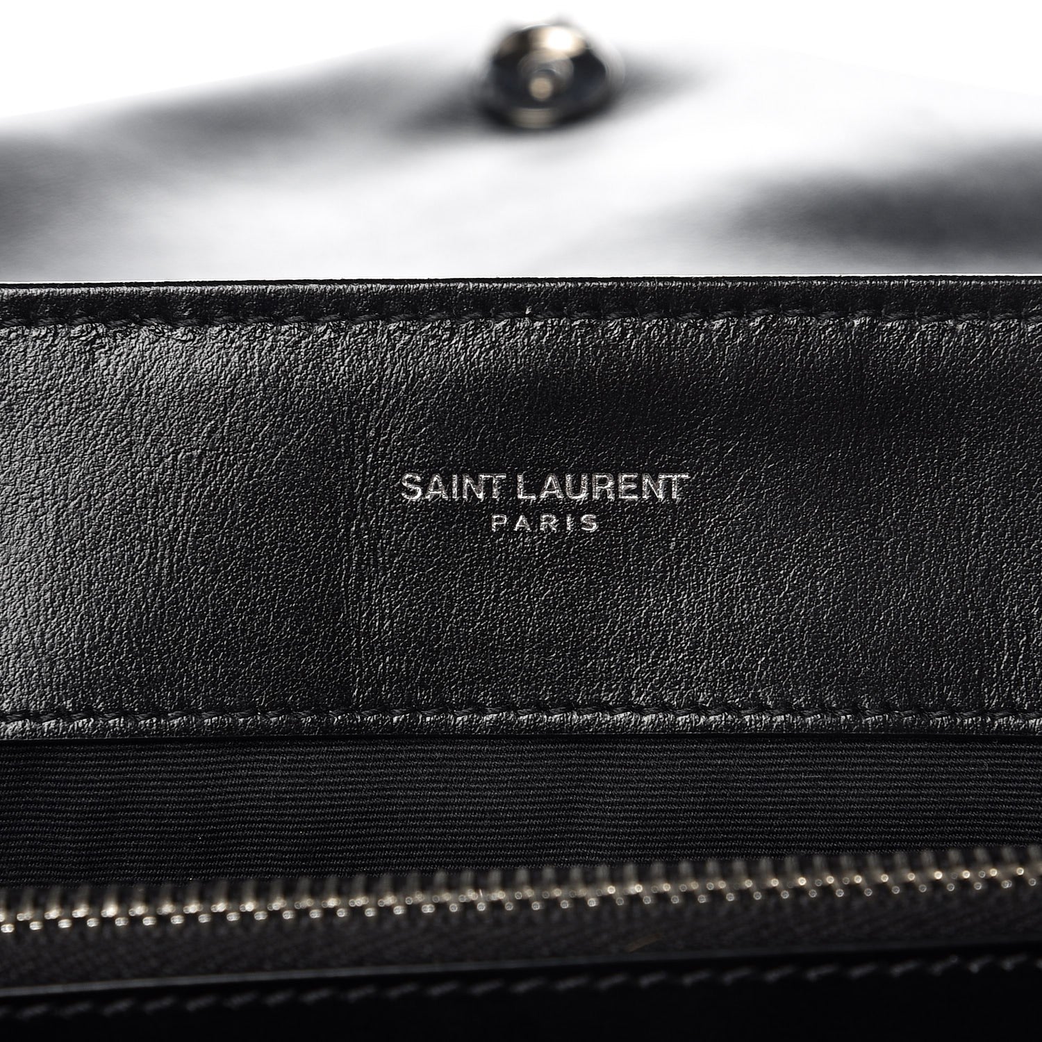 Saint Laurent Calfskin Y Quilted Monogram Medium Loulou Chain Satchel Black 6 of 9