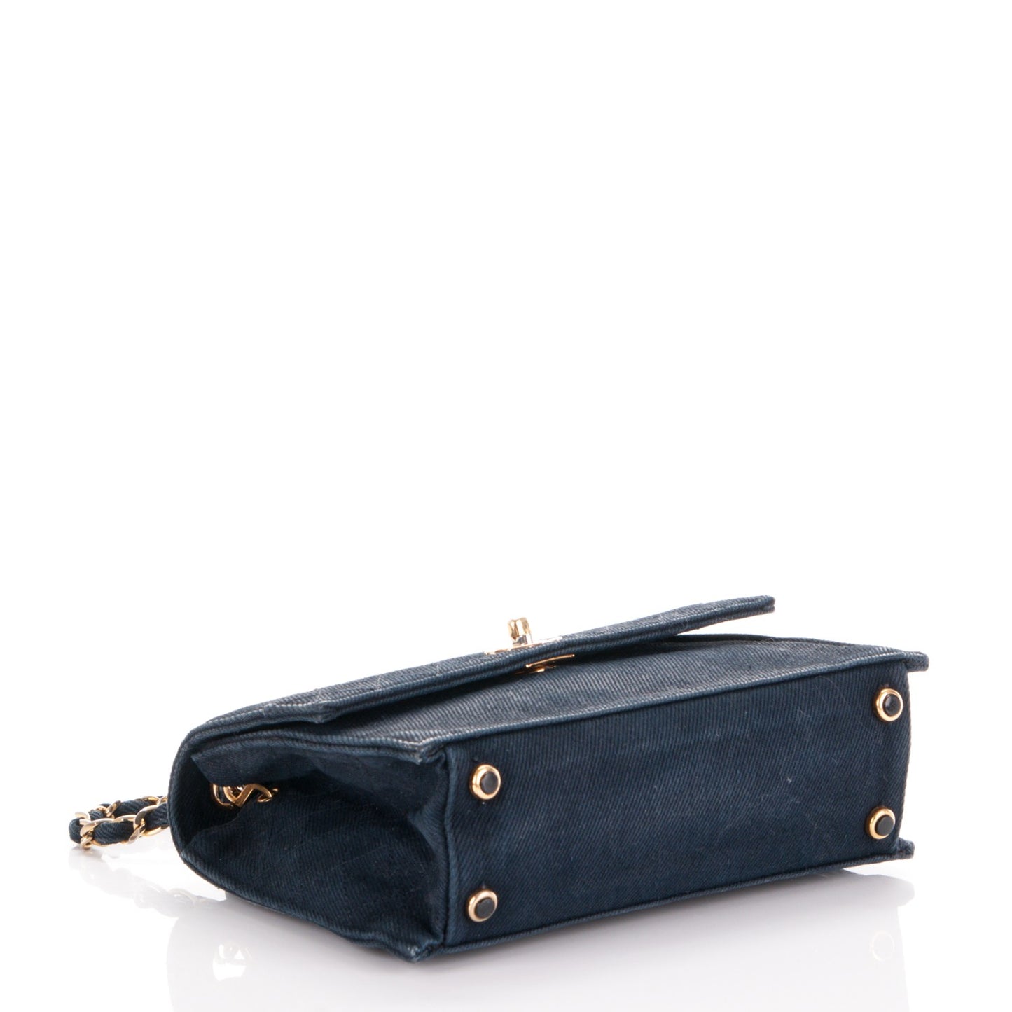 Denim Small Single Flap Blue
