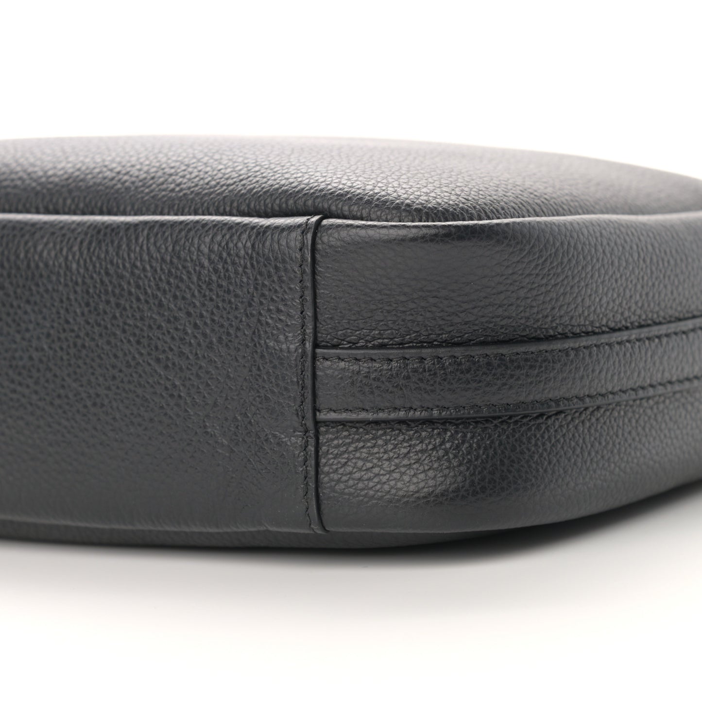 Calfskin Logo M Everyday Camera Bag Black