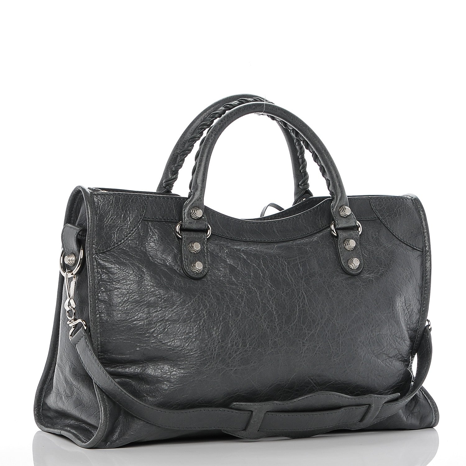 Balenciaga Agneau Giant 12 Silver Hardware City Gris Tarmac 3 of 6