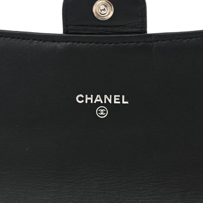 Chanel Patent Quilted Travel Wallet Black 8 of 14