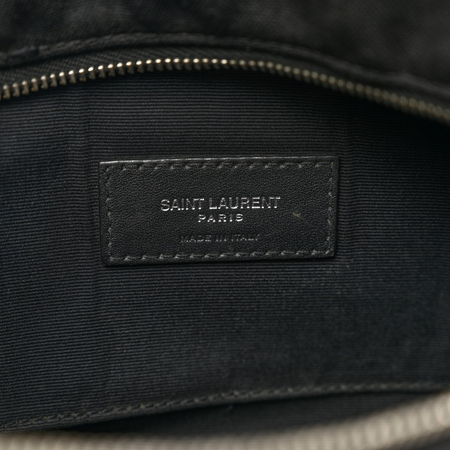 Saint Laurent Canvas Monogram Belt Bag Black 6 of 10