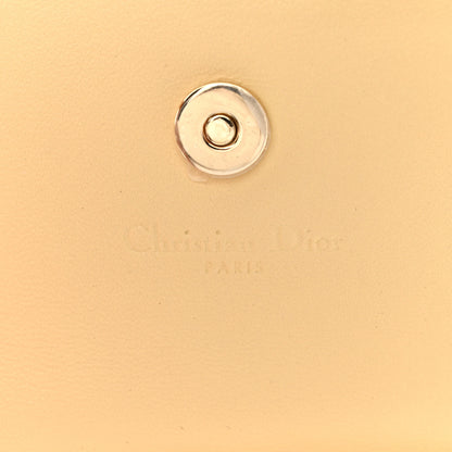 Christian Dior Lambskin Cannage Miss Dior Glycine Wallet Pastel Light Yellow 6 of 9