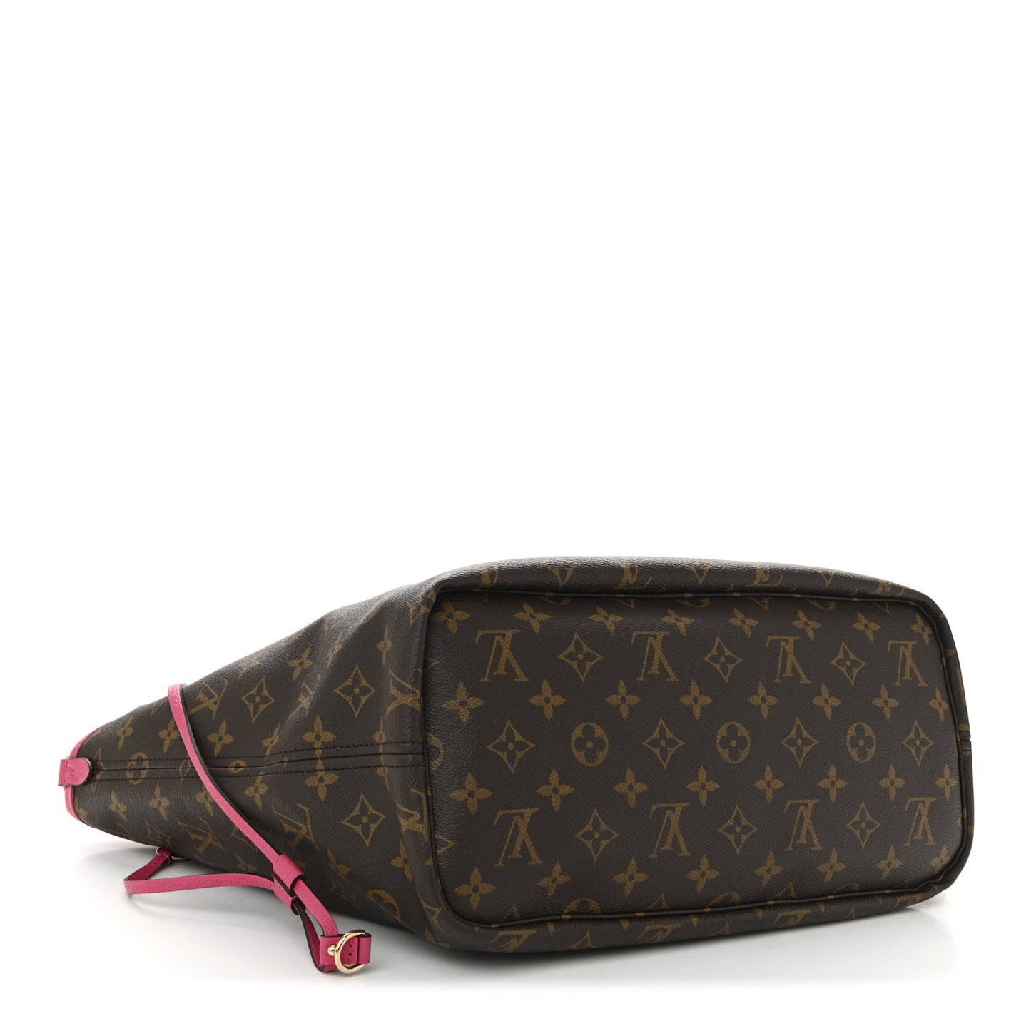 Monogram Inside Out Neverfull Bandouliere MM Rose Pondichery