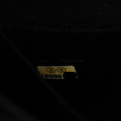 Chanel Caviar Outdoor Ligne Zip Around Wallet Black 9 of 10