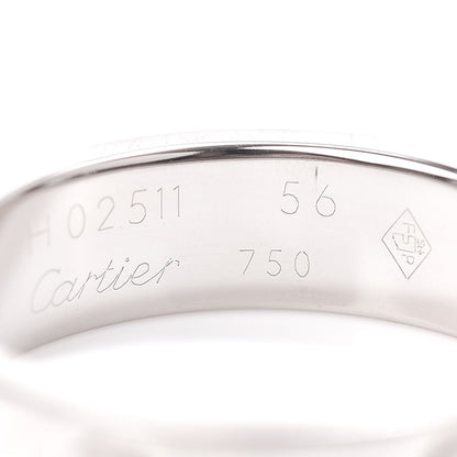 Cartier 18K White Gold 5.5mm LOVE Ring 56 7.5 4 of 4