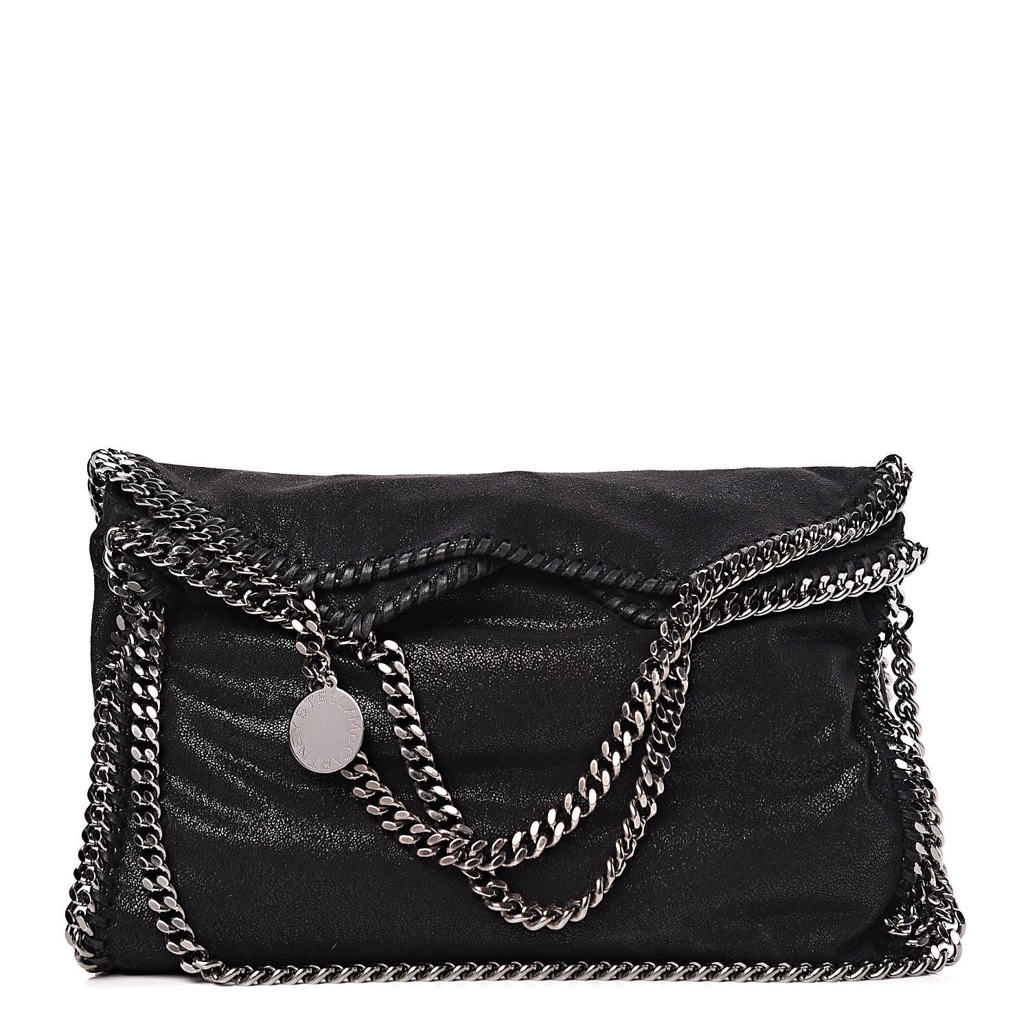 Stella McCartney Shaggy Deer Falabella Fold Over Tote Black 1 of 16
