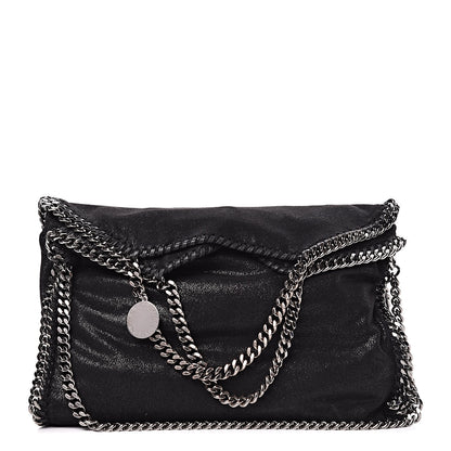 Stella McCartney Shaggy Deer Falabella Fold Over Tote Black 1 of 16