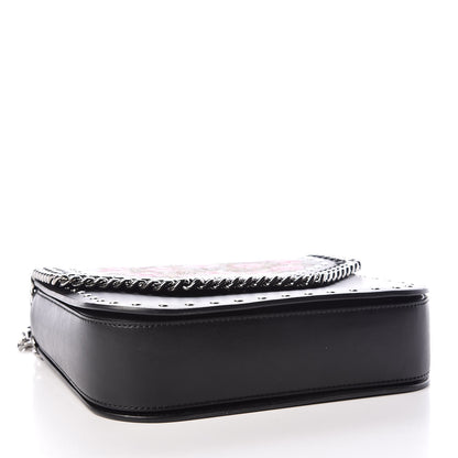 Stella McCartney Eco Alter Nappa Medium Falabella Box Floral Embellished Shoulder Bag Black 4 of 12