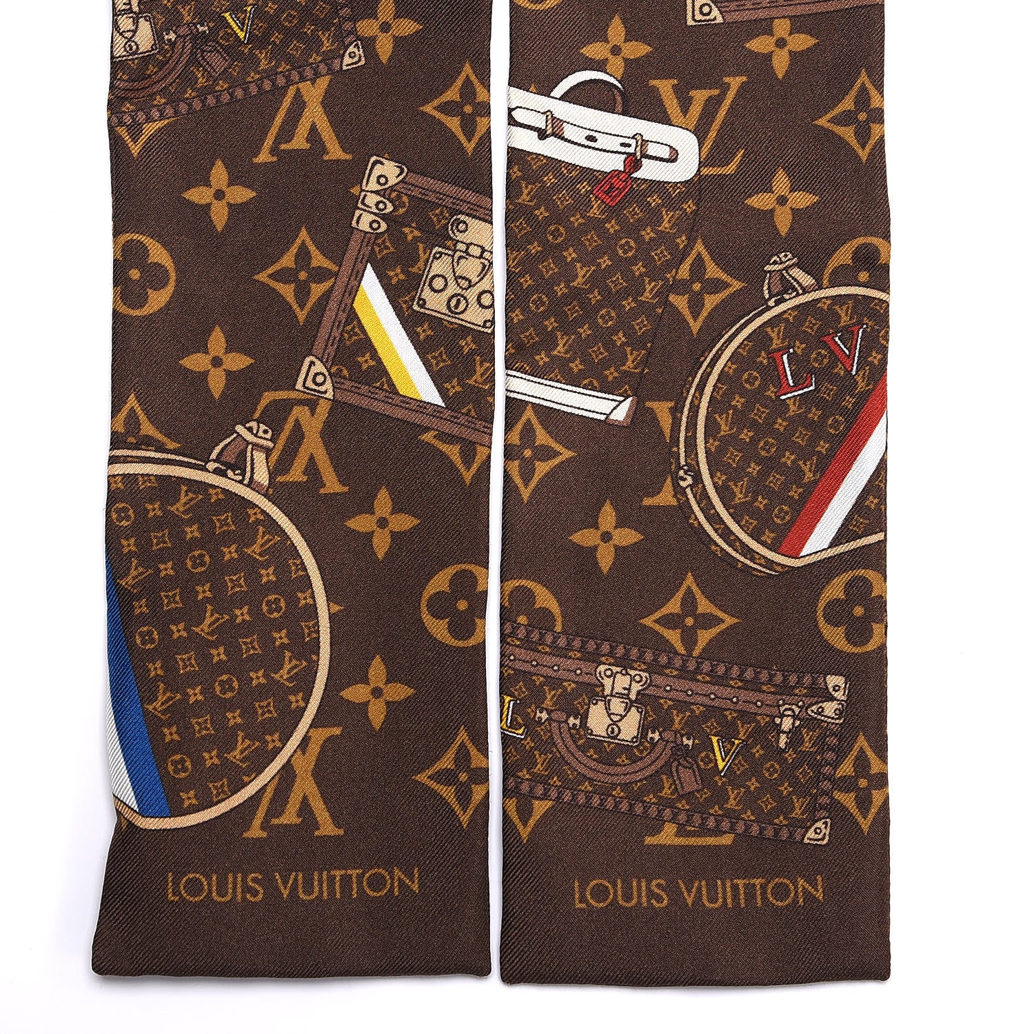 Louis Vuitton Silk Monogram Trunks Bandeau 3 of 6