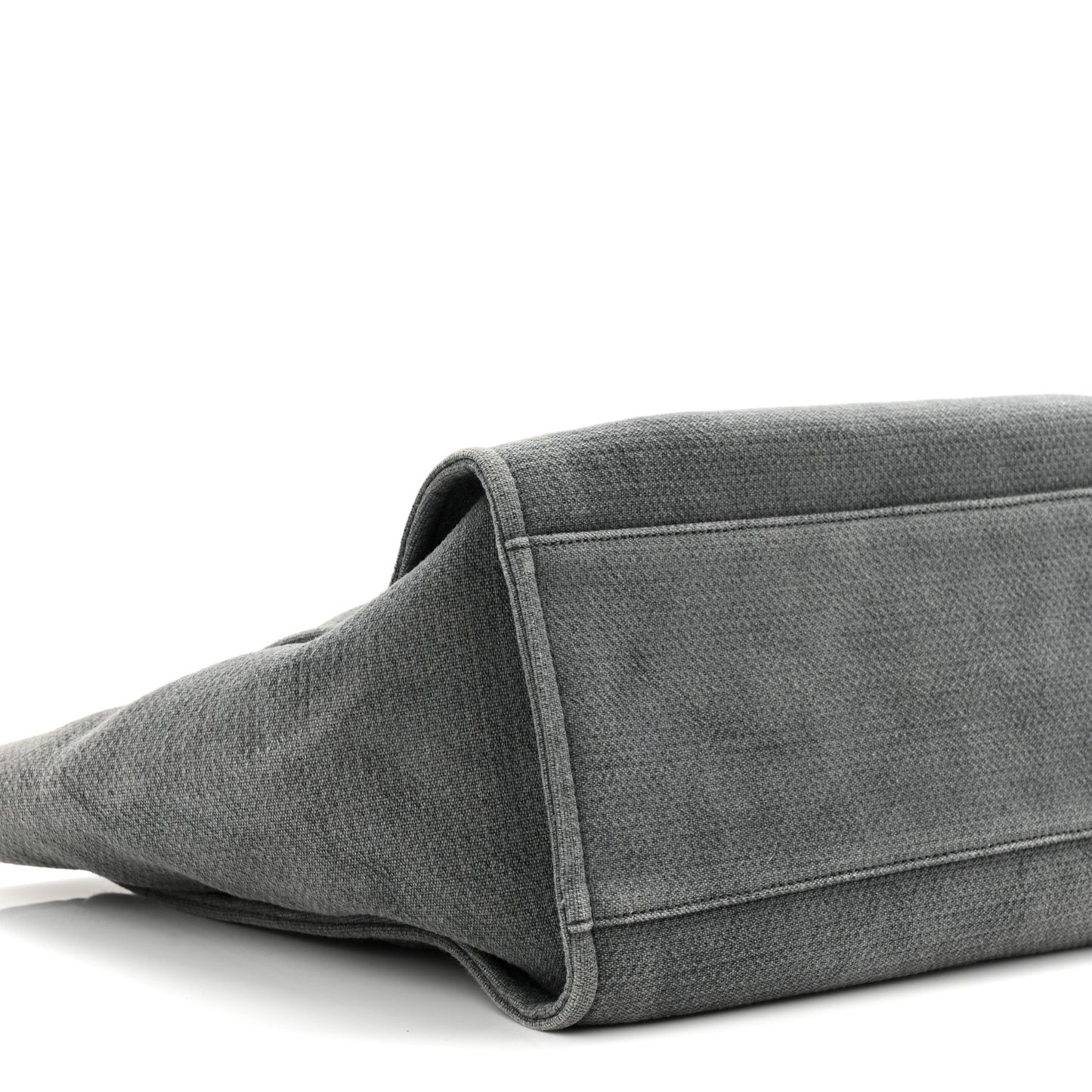 Canvas Large Deauville Tote Grey