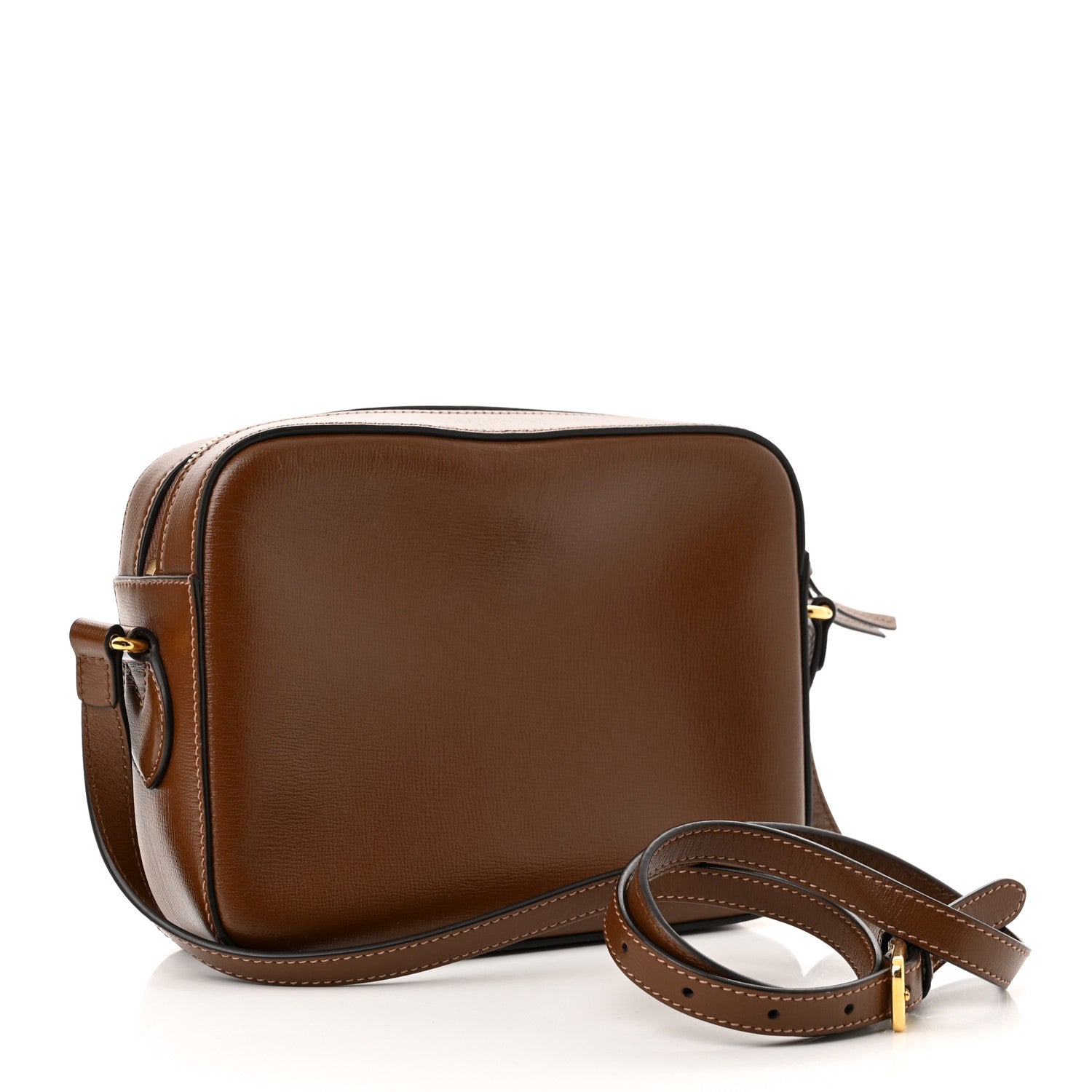 Gucci Azalea Calfskin Small Horsebit 1955 Shoulder Bag Brown Sugar 3 of 11