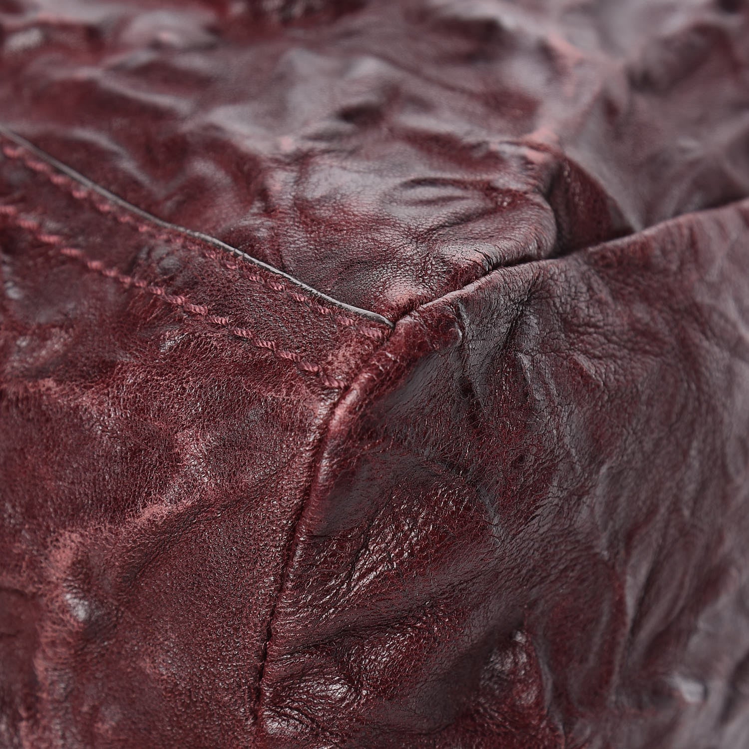 Givenchy Tumbled Sheepskin Small Pandora Oxblood 16 of 17