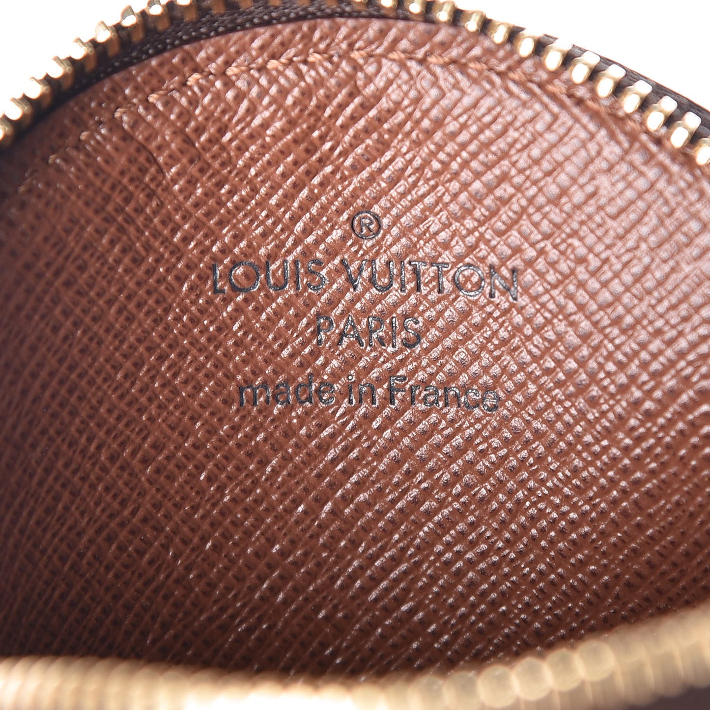 Monogram Round Coin Purse
