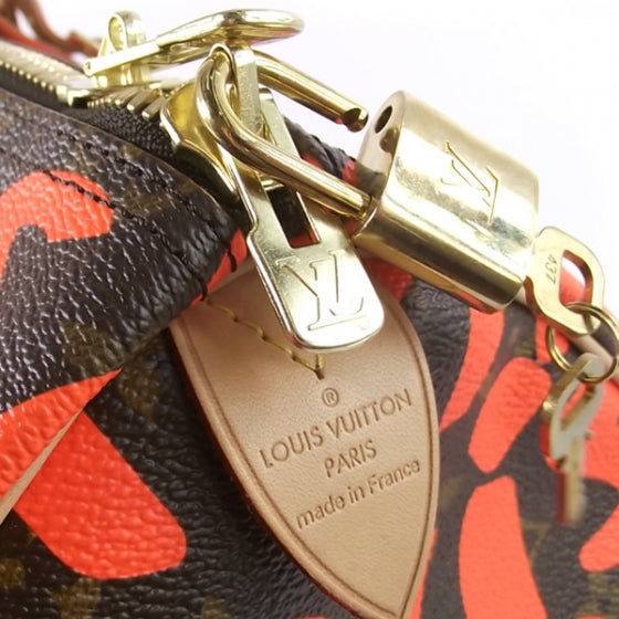 Louis Vuitton Monogram Graffiti Keepall 50 Orange 5 of 8