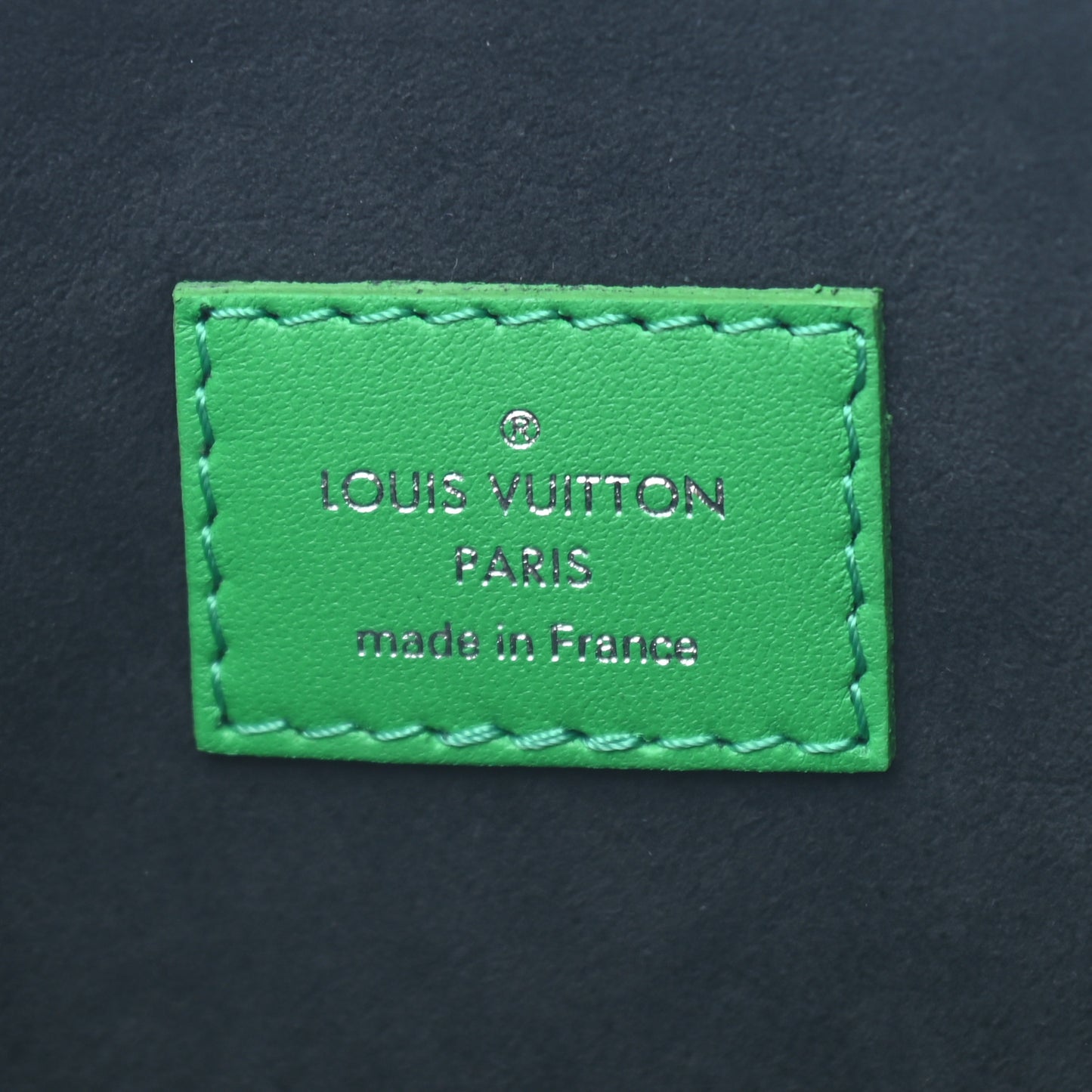Lambskin Embossed Monogram Coussin PM LV Motion Green