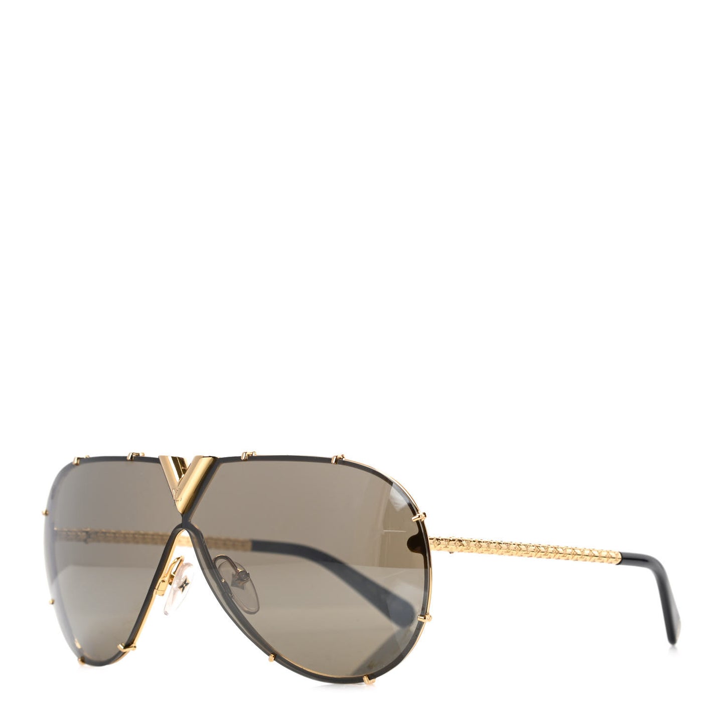 Metal LV Drive Sunglasses Z0897W Black Gold