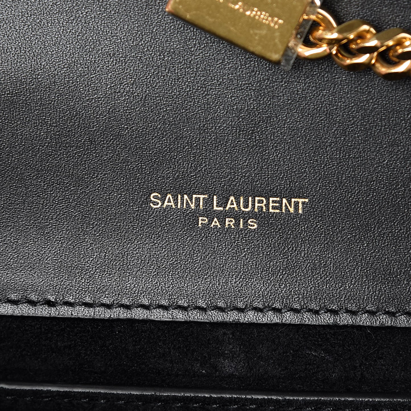 Smooth Calfskin Small Classic Monogram Kate Tassel Satchel Black