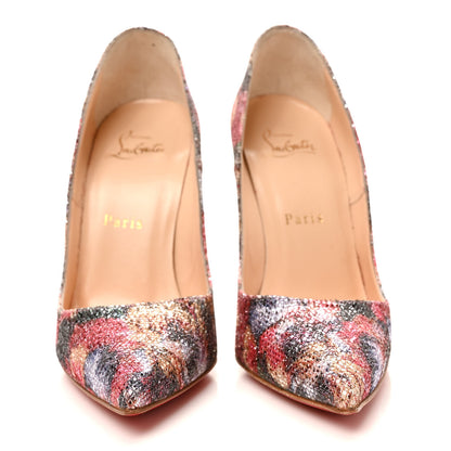 Christian Louboutin Glitter So Kate 120 Pumps 37 Plume 2 of 8