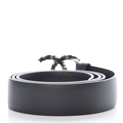 Chanel Calfskin CC Chain Belt 85 34 Black 3 of 8