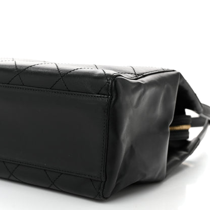 Chanel Lambskin Stitched Shoulder Bag Black 11 of 12