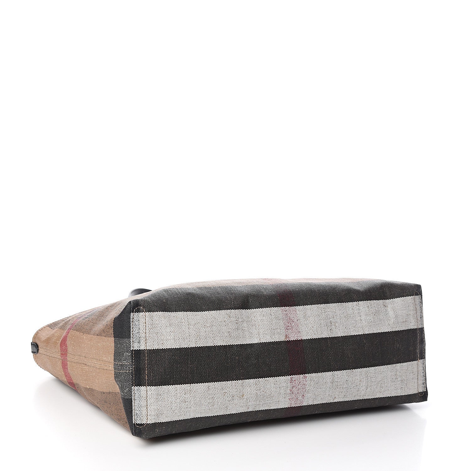Burberry Coated Canvas Mega Check Medium Doodle Tote Black 3 of 14
