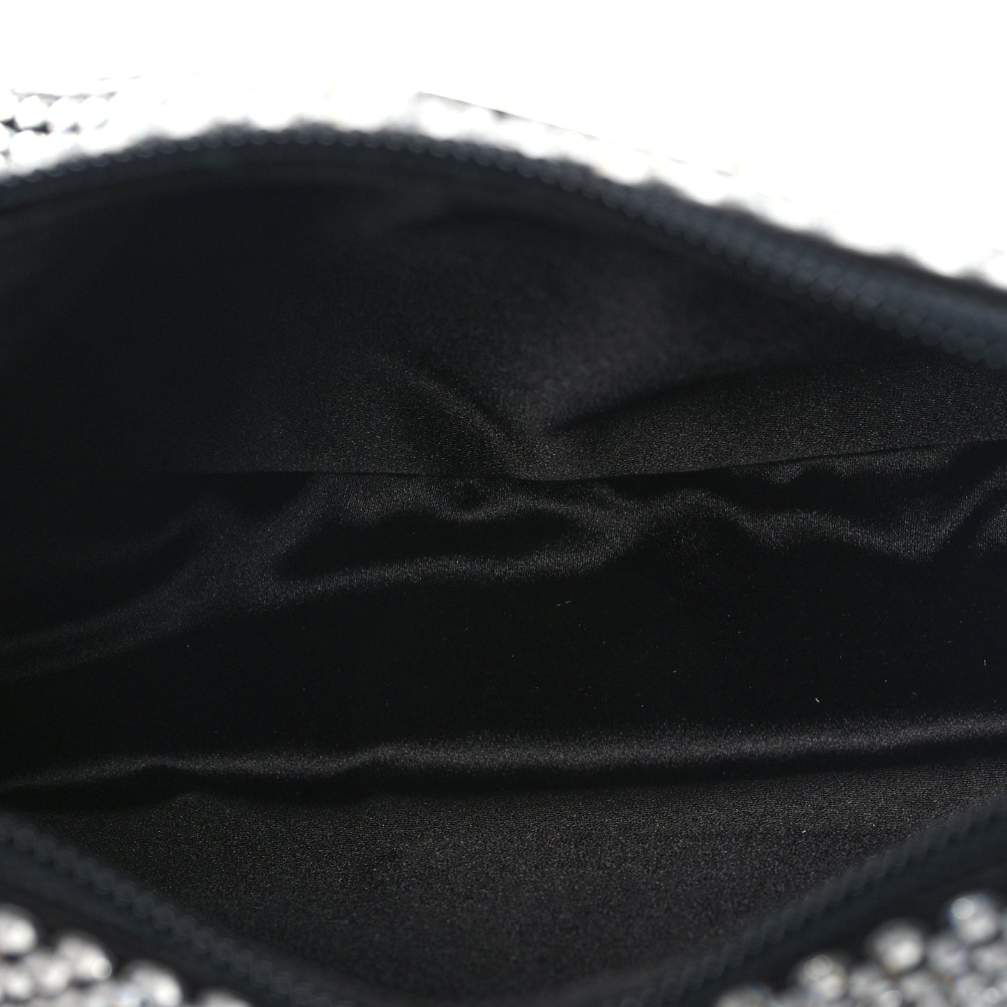 Satin Crystal Mini Re-Edition 2000 Bag Cristal