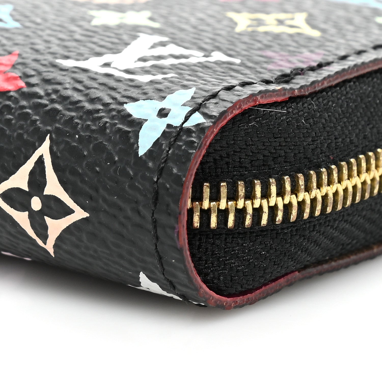 Louis Vuitton Monogram Multicolor Zippy Coin Purse Black Grenade 8 of 9