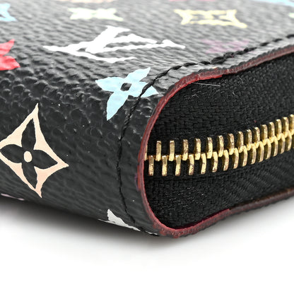 Louis Vuitton Monogram Multicolor Zippy Coin Purse Black Grenade 8 of 9