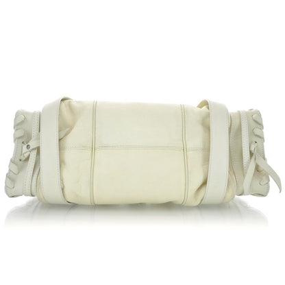 Chloe Calfskin Silverado Shoulder Bag Ivory 6 of 9