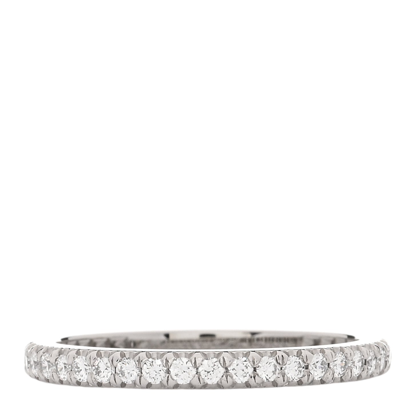 Platinum Diamond .33ctw Soleste Eternity Band Ring 49 5