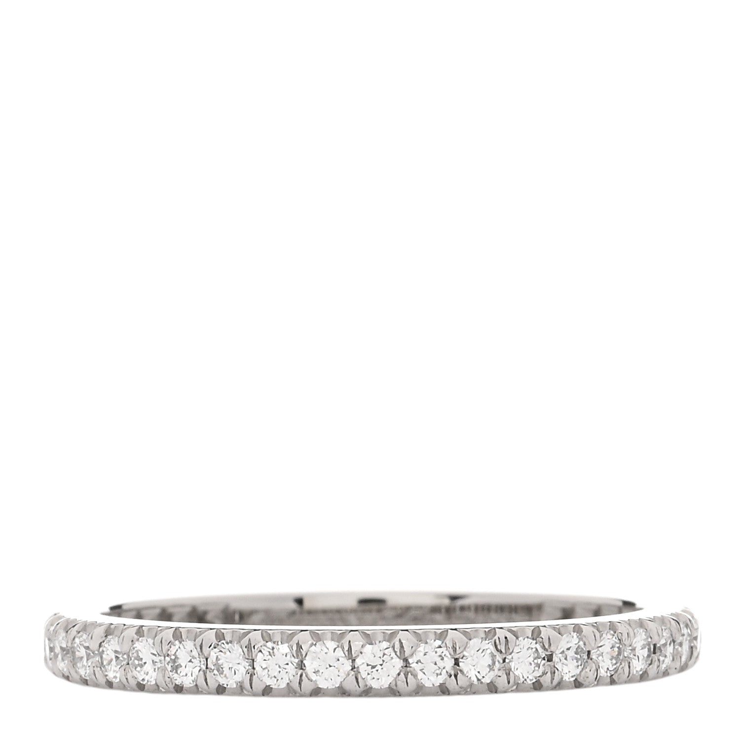Tiffany Platinum Diamond .33ctw Soleste Eternity Band Ring 49 5 1 of 5