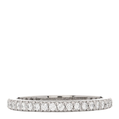 Tiffany Platinum Diamond .33ctw Soleste Eternity Band Ring 49 5 1 of 5