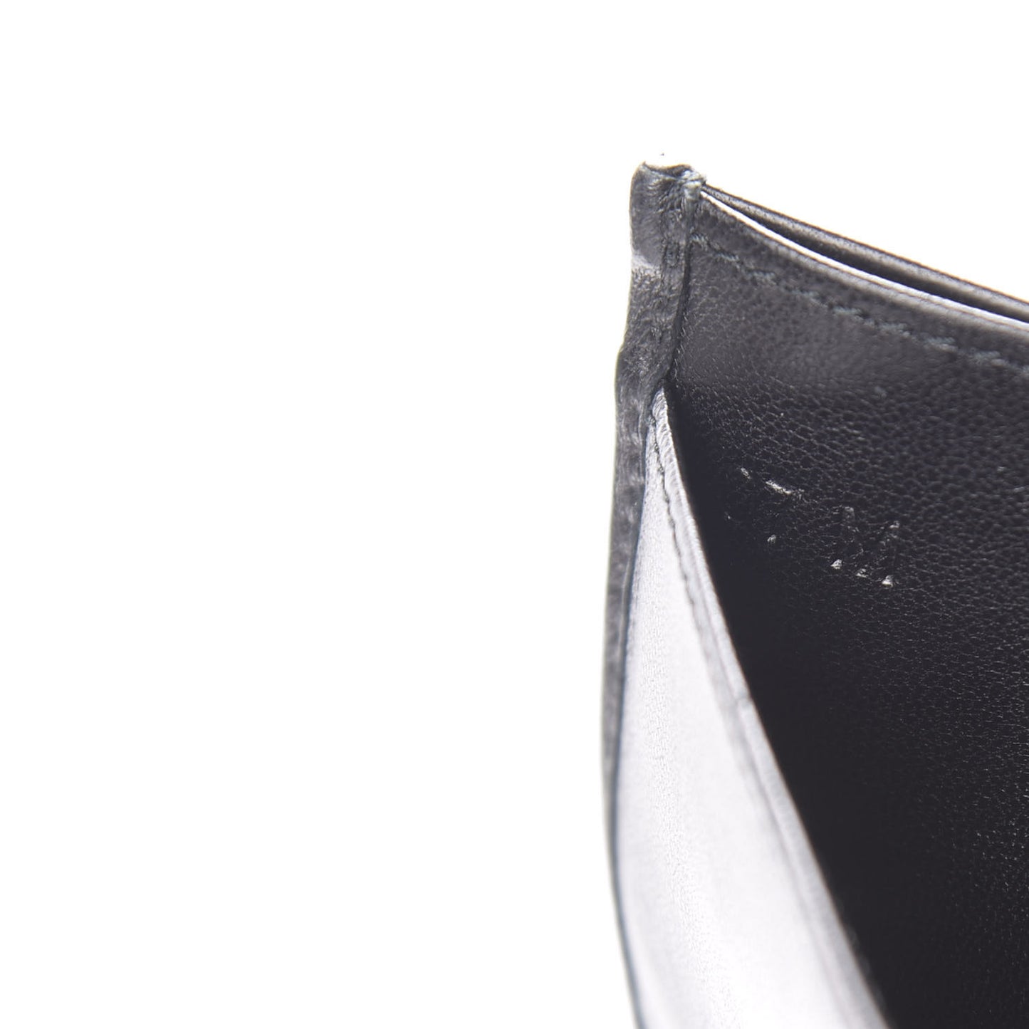 Nappa Gaufre Card Holder Black