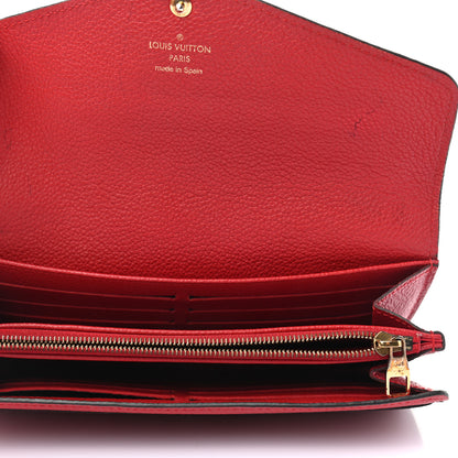 Louis Vuitton Empreinte Sarah Wallet NM Cherry 5 of 8