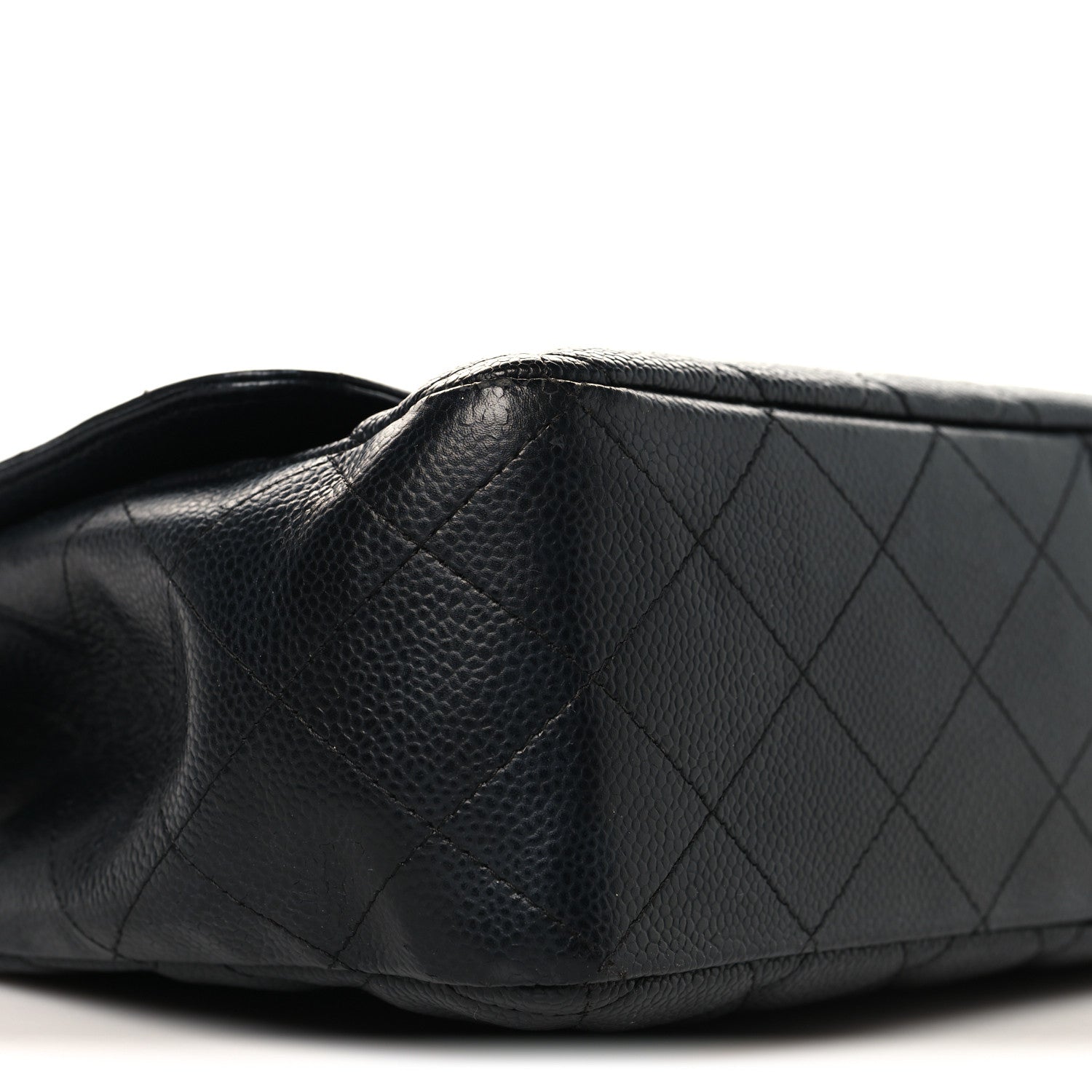 Chanel Caviar Quilted Jumbo Single Flap Black 9 of 11