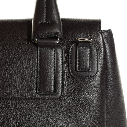 Givenchy Waxy Grained Calfskin Medium Pandora Pure Flap Bag Black 9 of 10