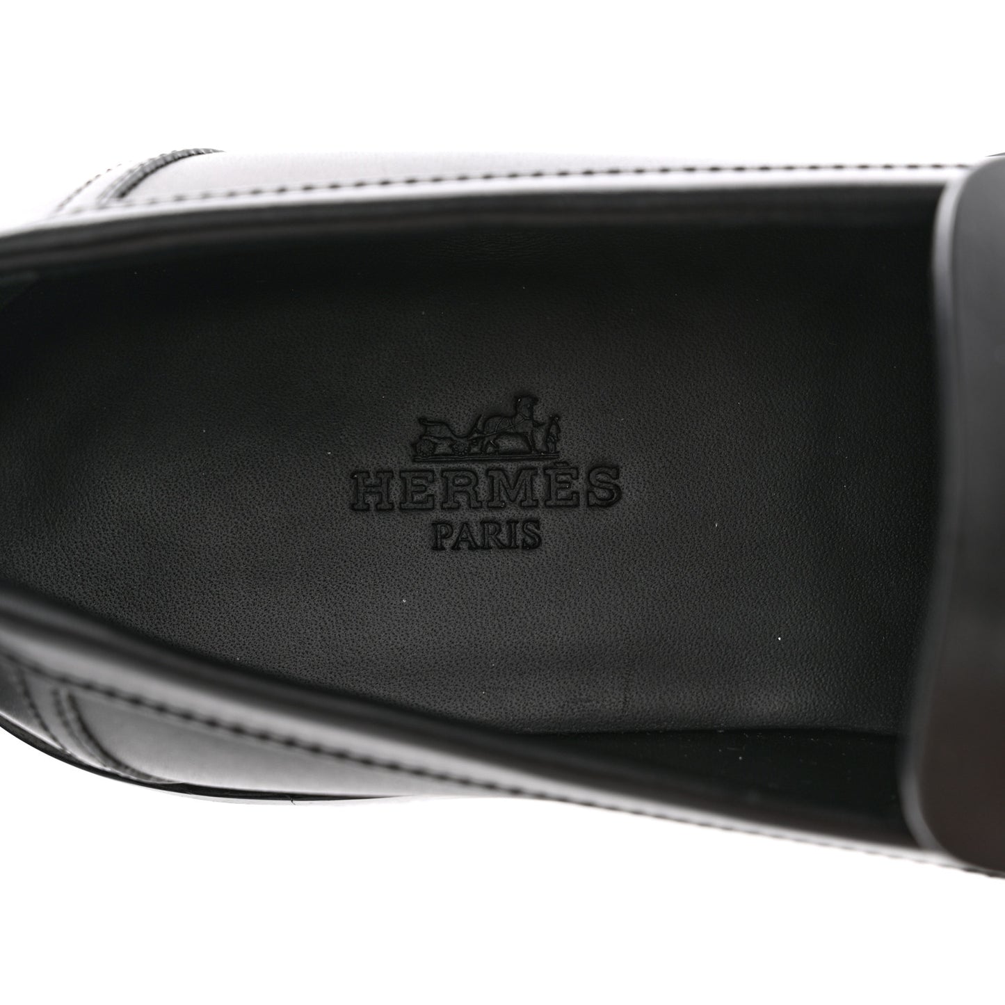 Calfskin Womens Hot Loafer 37 Black