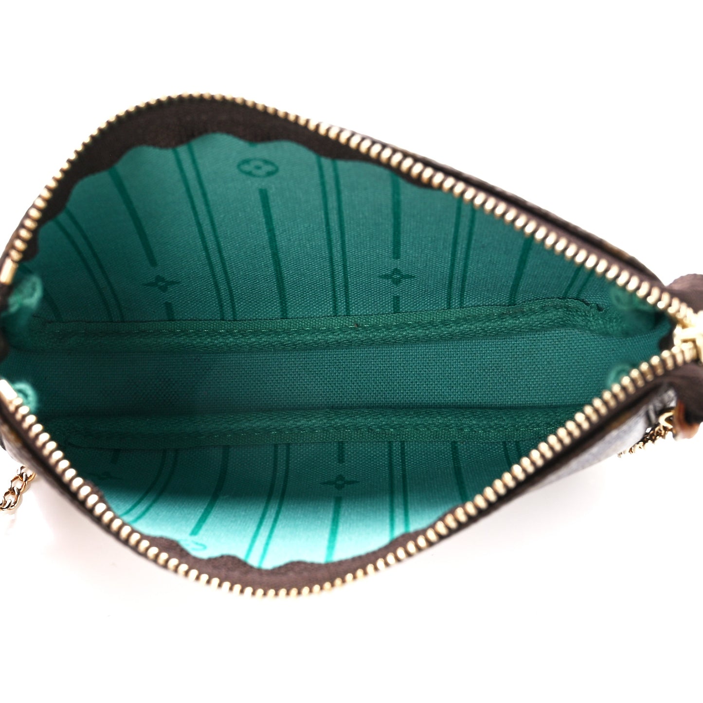 Monogram My LV Heritage Mini Pochette Accessories Vert Fuchsia