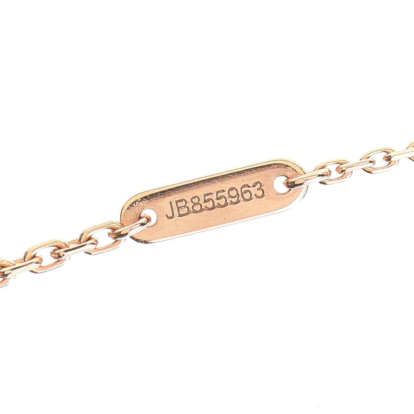 18K Rose Gold Sweet Alhambra Pendant Necklace