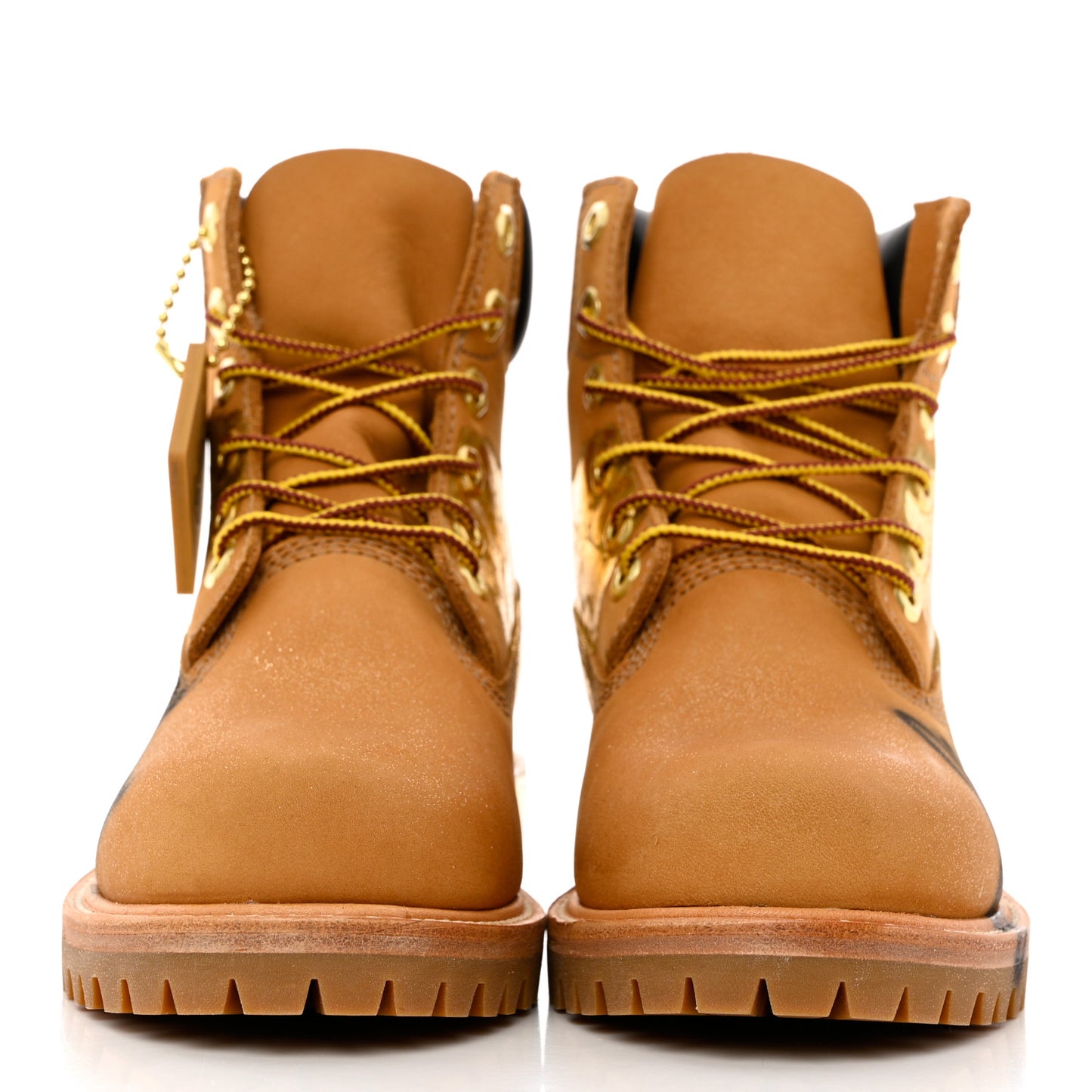 X TIMBERLAND Nubuck Graffiti Womens Ankle Boots 36 Wheat Gold