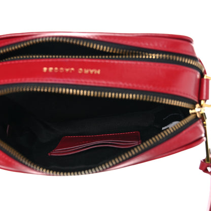 Marc Jacobs Calfskin Quilted The Softshot 21 Bag Red 5 of 11