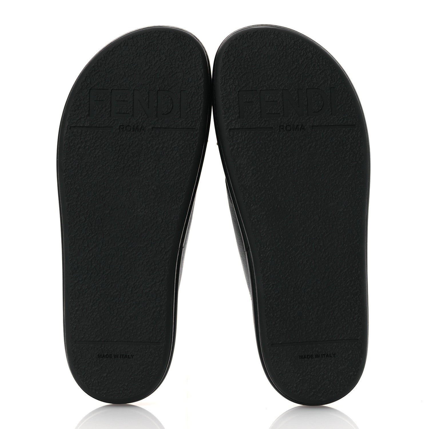 Fendi Vitello Womens Fendigraphy Slide Sandals 38.5 Black 7 of 13