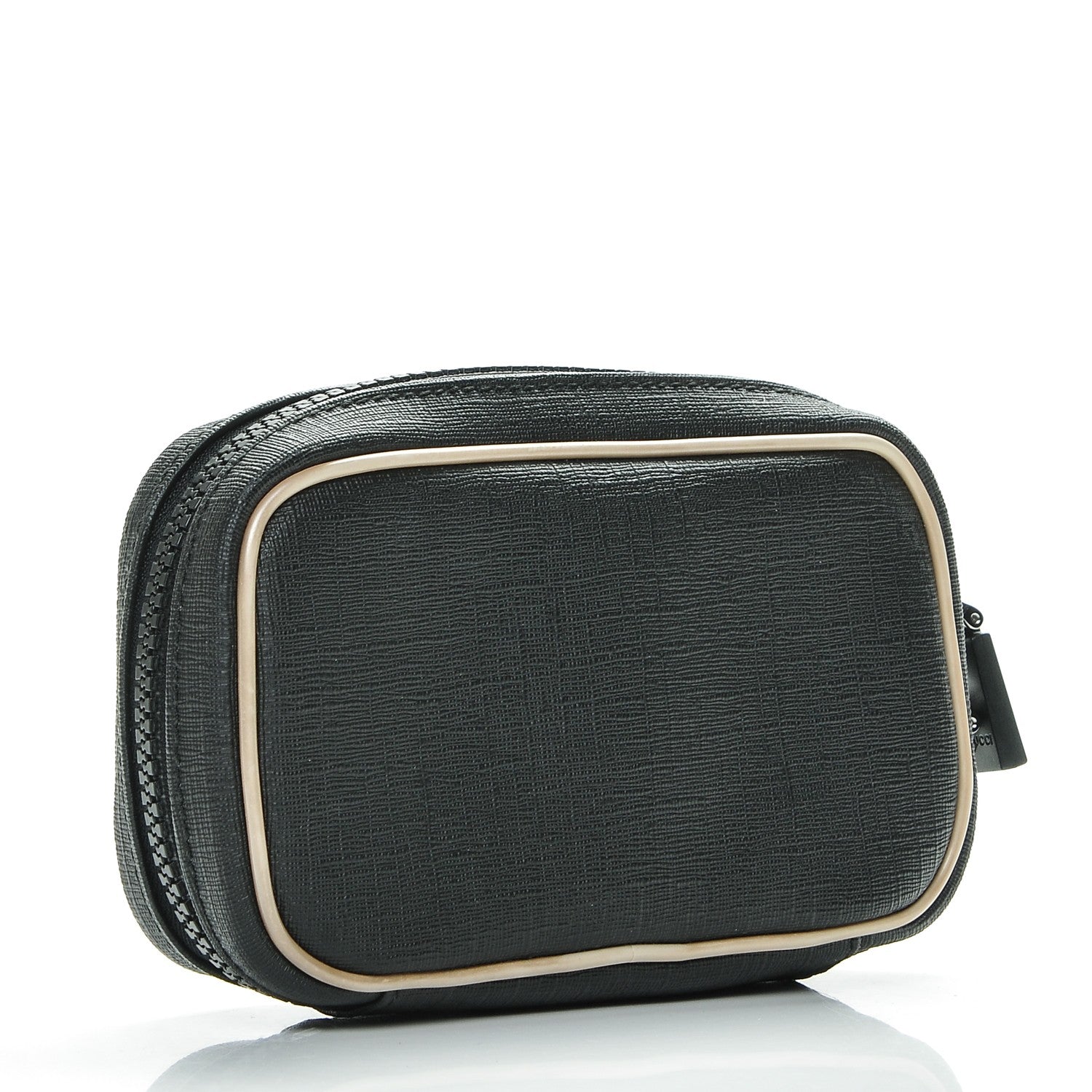 Gucci Coated Canvas Trademark Small Cosmetic Case Black 3 of 7