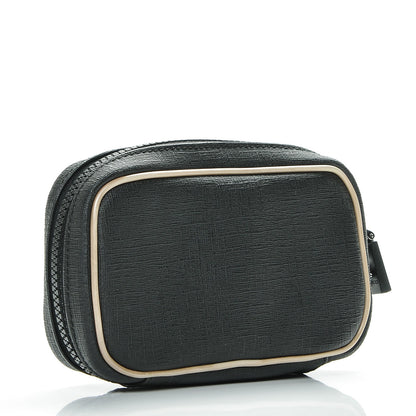 Gucci Coated Canvas Trademark Small Cosmetic Case Black 3 of 7
